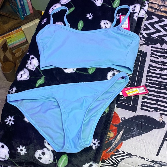 Xhilaration Light Blue Bikini Set - Picture 1 of 3